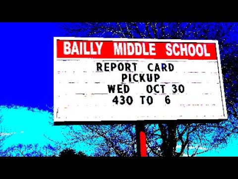 Bailly Middle School (Still Open) Outside View in Gary, Indiana