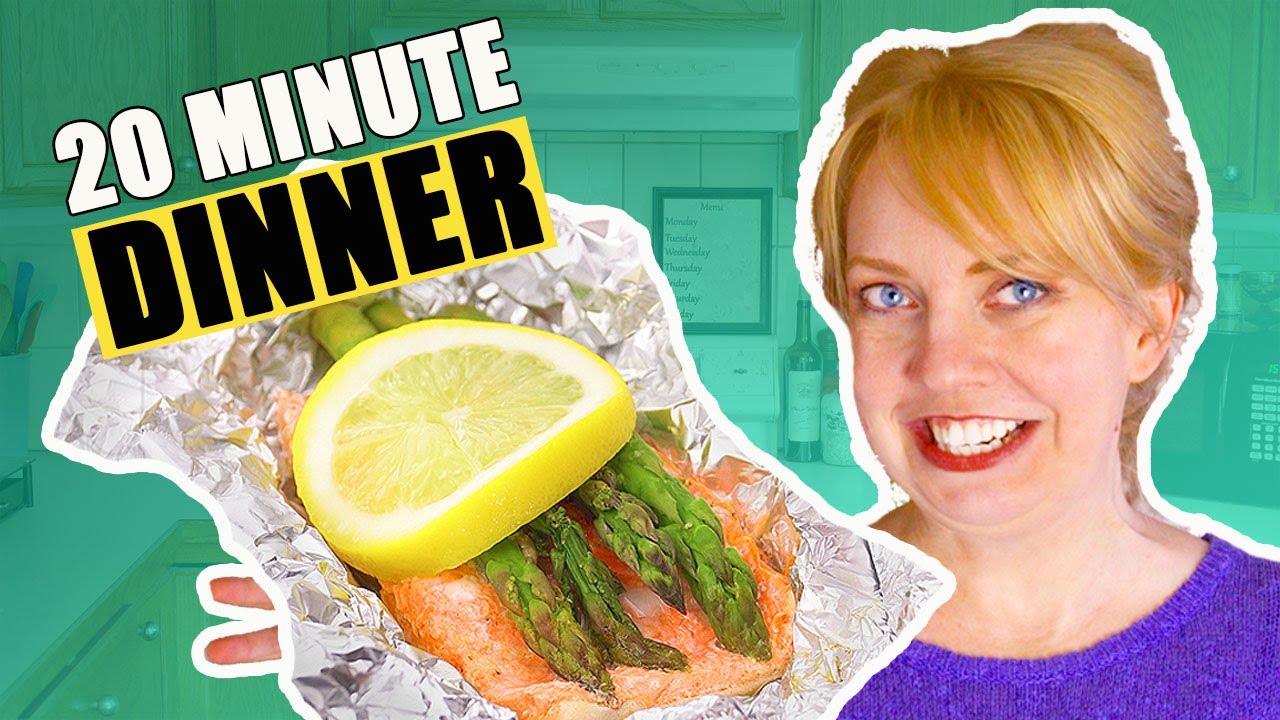 ULTIMATE SALMON ASPARAGUS FOIL PACKETS - Fast and Easy 20 Minute Dinner