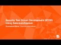 SeConf2017: Security Testing, Dockerizing Tests using Appium, Notes