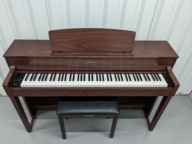Yamaha Clavinova CLP-545 digital piano and stool in mahogany 
