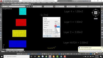 ✅ LISP CAD HAY - Tính diện tích HATCH V3