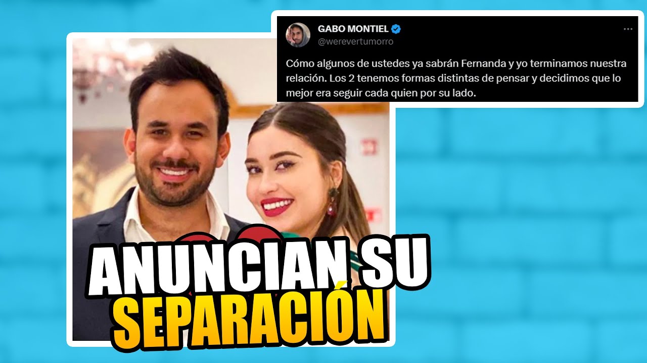 Werevertumorro anuncia su separacion de Fernanda Blaz - YouTube