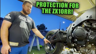 Installing Woodcraft Axle Sliders, Frame Sliders & Superbike Lifters on 2021 ZX-10RR