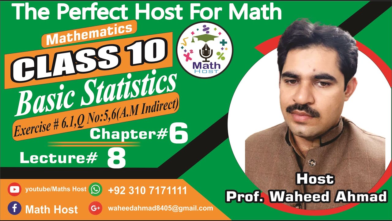 10TH CLASS MATH,CH#06,Ex#6.2 Q 5,6(A.M INDIRECT)||MATHS HOST - YouTube