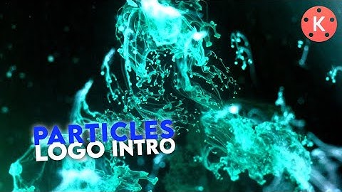 How to create Particles logo intro using Kinemaster 🔥  | Editing Craze