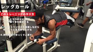 レッグカールのやり方-ハムストリングを鍛える筋トレ - YouTube
