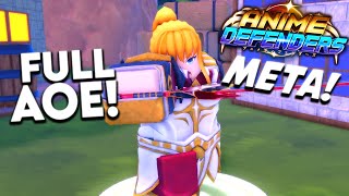 New Evolved Limited Warrior Princess Is Insanely Strong In Anime Defenders Update 1