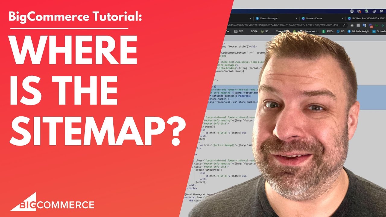 Where is the Sitemap on BigCommerce? - YouTube