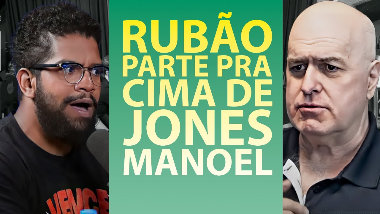 RUBÃO X JONES MANOEL: O DEBATE NEM COMEÇOU E O CORO JÁ TA COMENDO