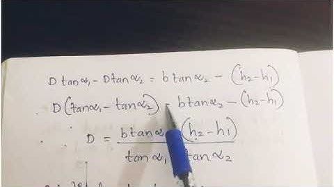 Surveying ll  Module 3 Trigonometric levelling, Case 3