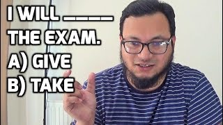 Do you GIVE or TAKE an Exam? ? Learn English Grammar with SYED