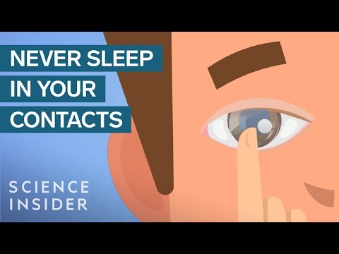 What Happens When You Sleep In Your Contact Lenses