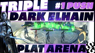 3x Dark Elhain Platinum arena to #1 | To be #1 you have to think outside the circle.