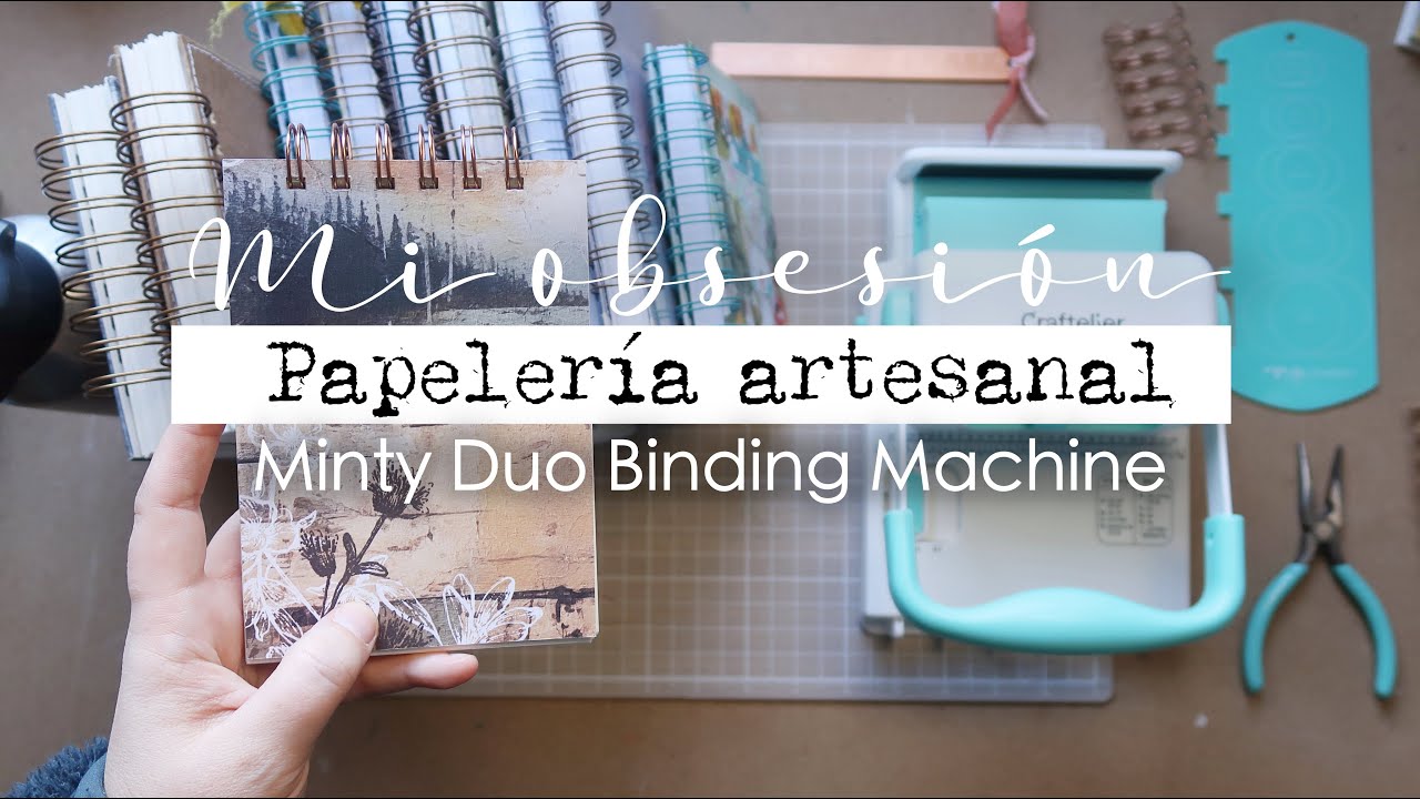 Papelería Artesanal con mi Nueva Encuadernadora. Laura Inguz