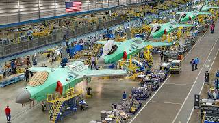 Inside Restricted US Factory Building Super Advanced Stealth Aircraft From Scratch
