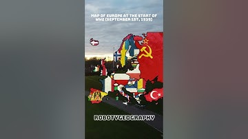 Map of Europe at the start of ww2 (September 1st, 1939) #mapping #geography #history #ww2 #germany