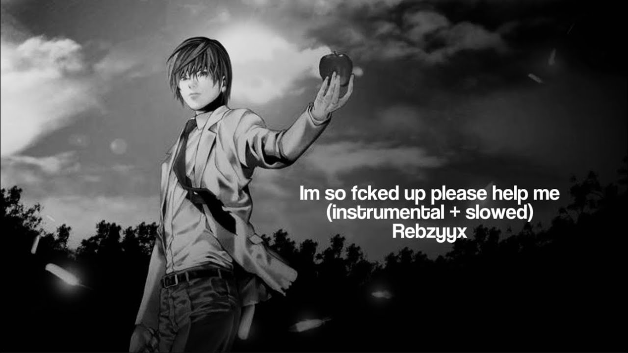 Rebzyyx - Im so fcked up please help me (instrumental + slowed)