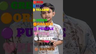 10 Colours Names in English for Kids 🎨 | Colours Learning