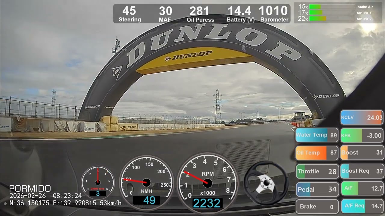 2026/02/26 TC2000 DKM 乾かし隊