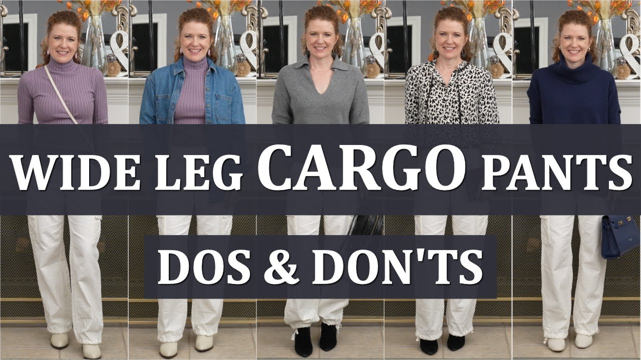 What To Wear & Not Wear With The Wide Leg Cargo Pant Trend / Dos