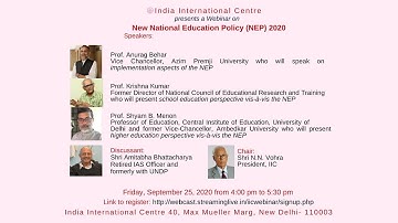 The New National Education Policy 2020