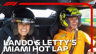 IN FULL: Lando Takes Michelle Rodriguez For A Fast And Furious Lap In Miami! | F1 Pirelli Hot Laps Resimi