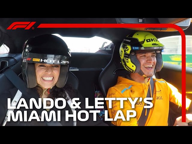 IN FULL: Lando Takes Michelle Rodriguez For A Fast And Furious Lap In Miami! | F1 Pirelli Hot Laps class=