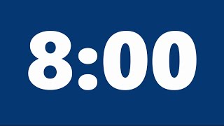 8 Minute Timer (blue)