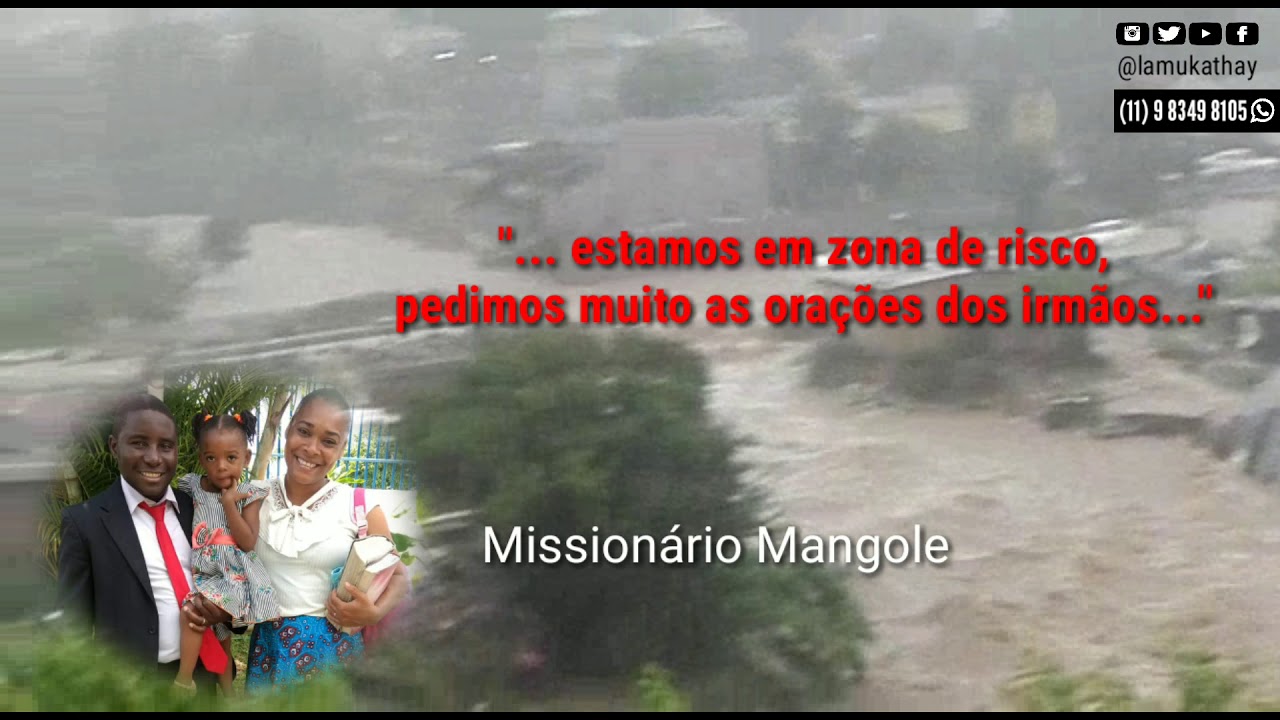 MISSIONÁRIO EM ZONA DE RISCO | SUPLICA POR ORAÇÕES | CICLONE KENNETH #MOÇAMBIQUE
