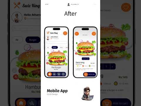 Mobile App UI/UX  Design in Figma