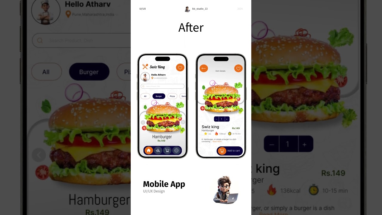 Mobile App UI/UX Design in Figma
