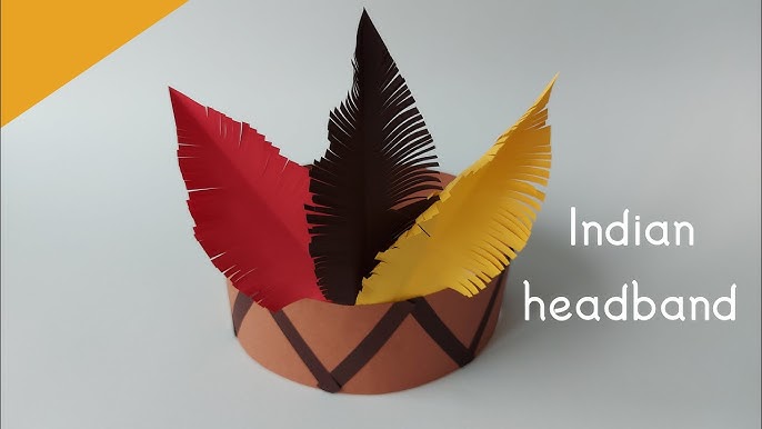how-to-make-indian-headband-for-kids-easy-paper-crafts-kids-craft-ideas-5-minute-crafts-youtube