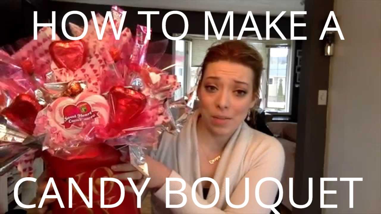 HOW TO MAKE DIY CHOCOLATE BOUQUET IN BASKET / SIMPLE IDEA FOR