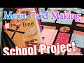 Menu card design  school project  holidays homework