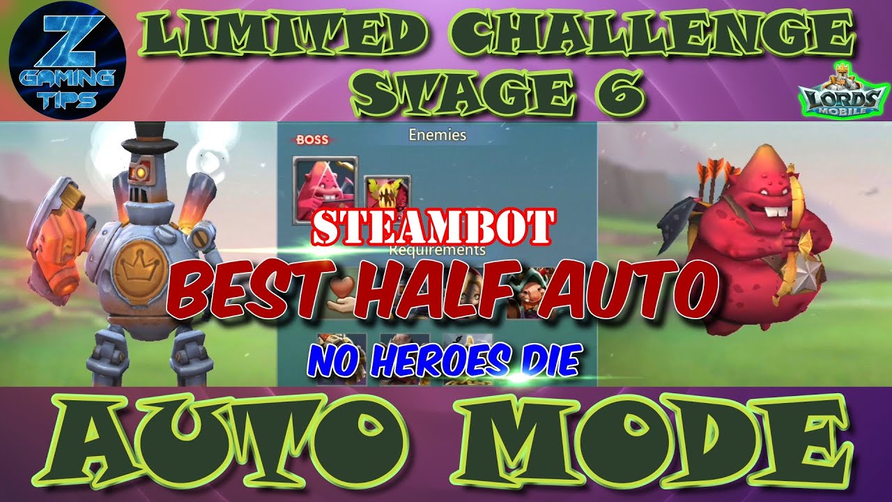 Steambot Limited Challenge Stage 6 | Full Steam Ahead Stage 6 (Best Auto Mode) Part 1