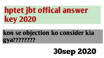 Hptet jbt offical answer key /grace marks /###learning with me