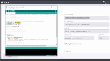 Using the Cayenne MQTT API to add your Arduino Device