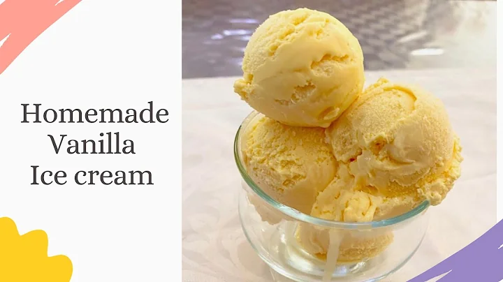 HOMEMADE VANILLA ICE CREAM (ONLY 3 INGREDIENTS) | NO EGGS | NO ICE CREAM MACHINE | Neelo's kitchen