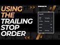 HOW TO USE THE TRAILING STOP ORDER ON ROBINHOOD!