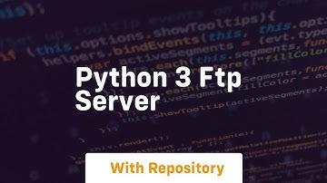 python 3 ftp server