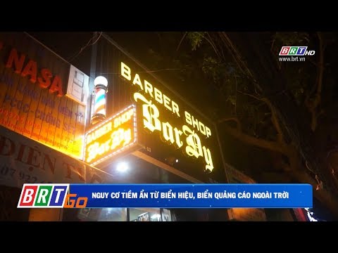 Video Nguy cơ tiềm ẩn từ biển hiệu, biển quảng cáo ngoài trời - youtube