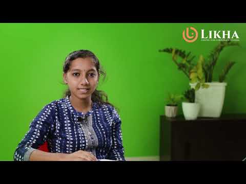 Malavika P, one of our Company Secretary students, talks about her experiences at Likha. - video from Likhaedu