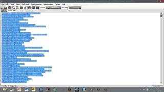 Create the script of a film by editing a sub-title file