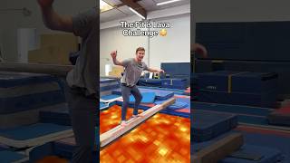 What level can you get to? 😳 #lava #gymnastics #gymnast #sports #olympics #fail #fails #minecraft