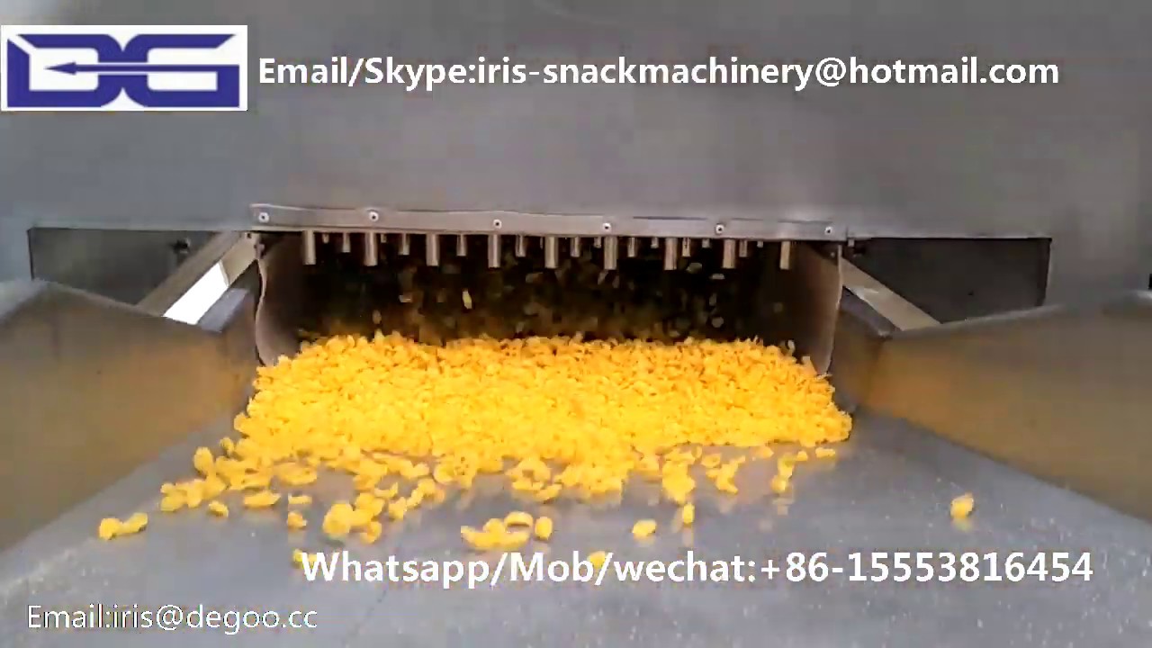 Kelloggs nestle corn flakes cereal snack food making extruder machine