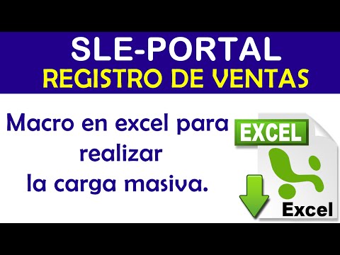 SLE - PORTAL REGISTRO DE VENTAS (Macro en Excel)