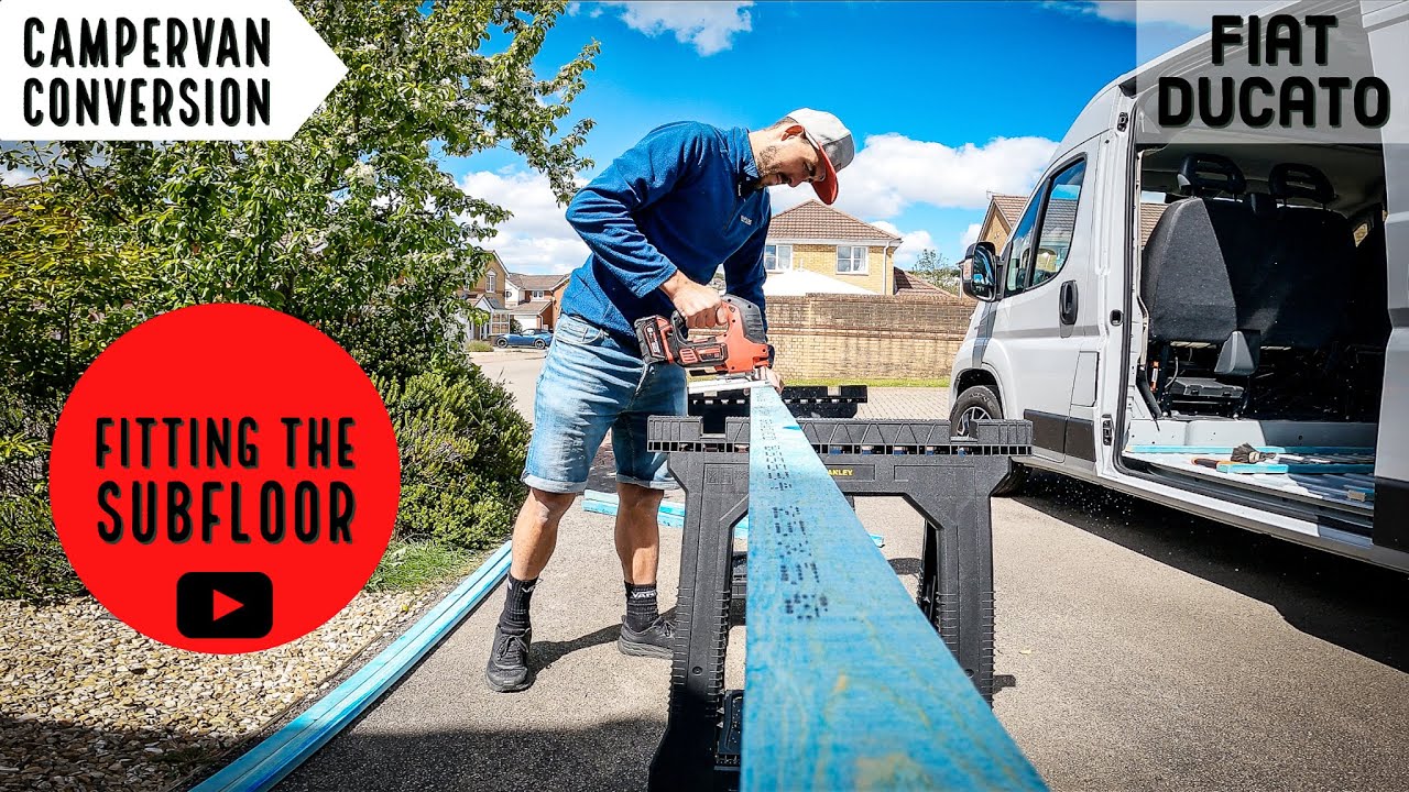 Fitting The Subfloor | Fiat Ducato Self Build Campervan Conversion | UK ...