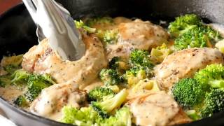 Creamy Chicken Broccoli Skillet