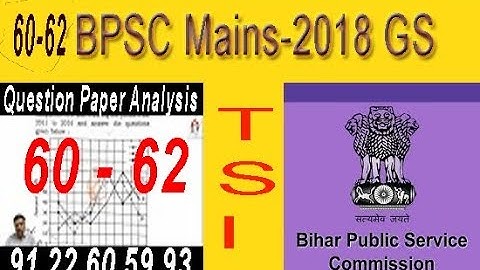 Complete Review of 60th -62nd BPSC Mains GS Question Paper