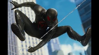 Marvel&#39;s Spider-Man -  Dark Suit Gameplay